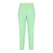 Pinko Cropped Trousers Green, Dam