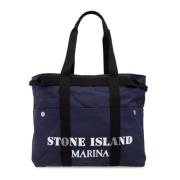 Stone Island Marina kollektion shopper väska Blue, Herr