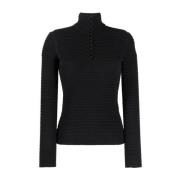 Salvatore Ferragamo Sweatshirts Black, Dam