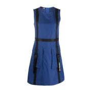 Love Moschino Midi Dresses Blue, Dam