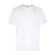 MC2 Saint Barth Off White Linne Framficka T-shirt White, Herr