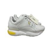 Fendi Vintage Pre-owned Laeder sneakers White, Dam