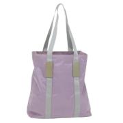 Prada Vintage Pre-owned Tyg totevskor Purple, Dam