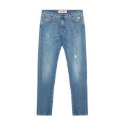 Roy Roger's Slim-Fit Medium Wash Denim Jeans Blue, Herr