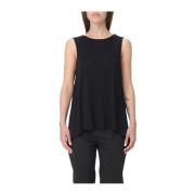 Dondup Sleeveless Tops Black, Dam