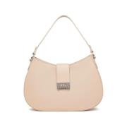 Nerogiardini Linne Hobo Väska Beige, Dam