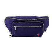 Ami Paris Belt Bags Purple, Unisex