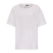 Rotate Birger Christensen Oversize T-shirt White, Dam