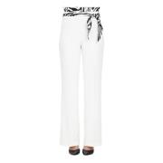 Only Wide Trousers White, Dam