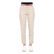 Only Cropped Jeans Beige, Dam