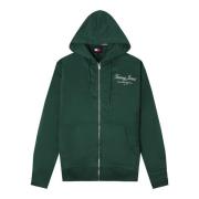 Tommy Jeans Zip-throughs Green, Herr