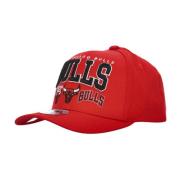 Mitchell & Ness NBA Champ Stack Classic Red Keps Red, Herr