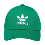 Adidas Originals Grön Trefoil Baseball Cap Green, Unisex