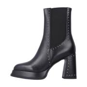 Noa Harmon Heeled Boots Black, Dam