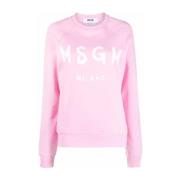 Msgm Sweatshirts Pink, Dam