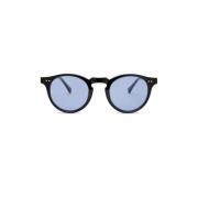 Nialaya Malibu Sunglasses - Light Blue on Black Multicolor, Unisex