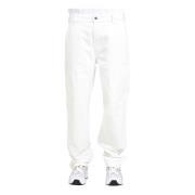 Dickies Straight Jeans White, Herr