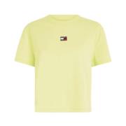Tommy Jeans T-Shirts Green, Dam