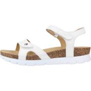 Panama Jack Bekväma platta sandaler för kvinnor White, Dam