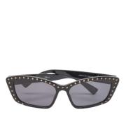 Moschino Pre-Owned Pre-owned Acetat solglasgon Black, Dam