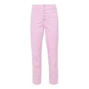 Dondup Slim-fit Trousers Pink, Dam