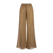 Oseree Wide Trousers Brown, Dam