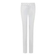 Dsquared2 Vita Skinny Jeans med Ringapplikationer White, Dam