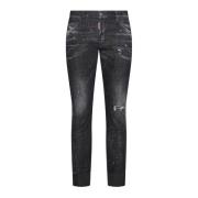 Dsquared2 Slim Fit Svarta Jeans Black, Herr