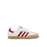 Adidas Originals Minimalistiska Läder Fotboll Sneakers Multicolor, Her...