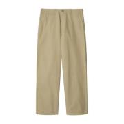 Burberry Straight Trousers Beige, Herr