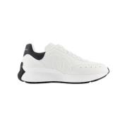 Alexander McQueen Laeder sneakers White, Dam