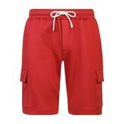Eleventy Casual Shorts Red, Herr