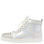 Christian Louboutin Pre-owned Pre-owned Laeder sneakers Gray, Dam