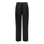 Only Straight Trousers Black, Dam