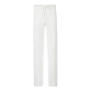 Eleventy Straight Trousers White, Dam