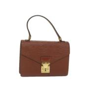 Louis Vuitton Vintage Pre-owned Laeder handvskor Brown, Dam