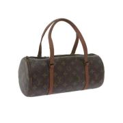 Louis Vuitton Vintage Pre-owned Canvas handvskor Brown, Dam