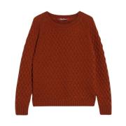 Max Mara Studio Knitwear Brown, Dam