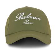 Balmain Caps Green, Herr