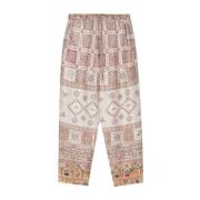 Pierre-Louis Mascia Wide Trousers Beige, Dam