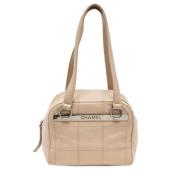 Chanel Vintage Pre-owned Laeder chanel-vskor Beige, Dam