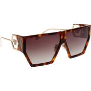 Philipp Plein Stiliga solglasögon med gradientlinser Brown, Dam