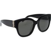 Saint Laurent Stiliga solglasögon för modeframåt kvinnor Black, Dam