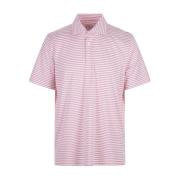 Fedeli Short Sleeve Shirts Pink, Herr
