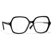 Chanel Originala glasögon med 3 års garanti Black, Dam