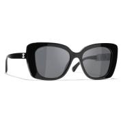 Chanel Sunglasses Black, Dam