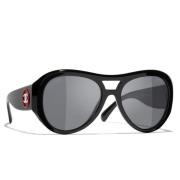 Chanel Sunglasses Black, Dam