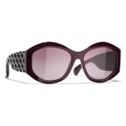 Chanel Sunglasses Purple, Dam