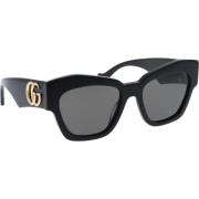 Gucci Stiliga polariserade solglasögon för kvinnor Black, Dam