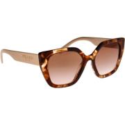 Prada Ikoniska solglasögon för kvinnor Brown, Dam